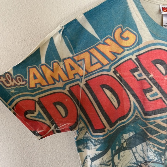 Vintage Marvel Spiderman Comic Shirt - Picture 4 of 13